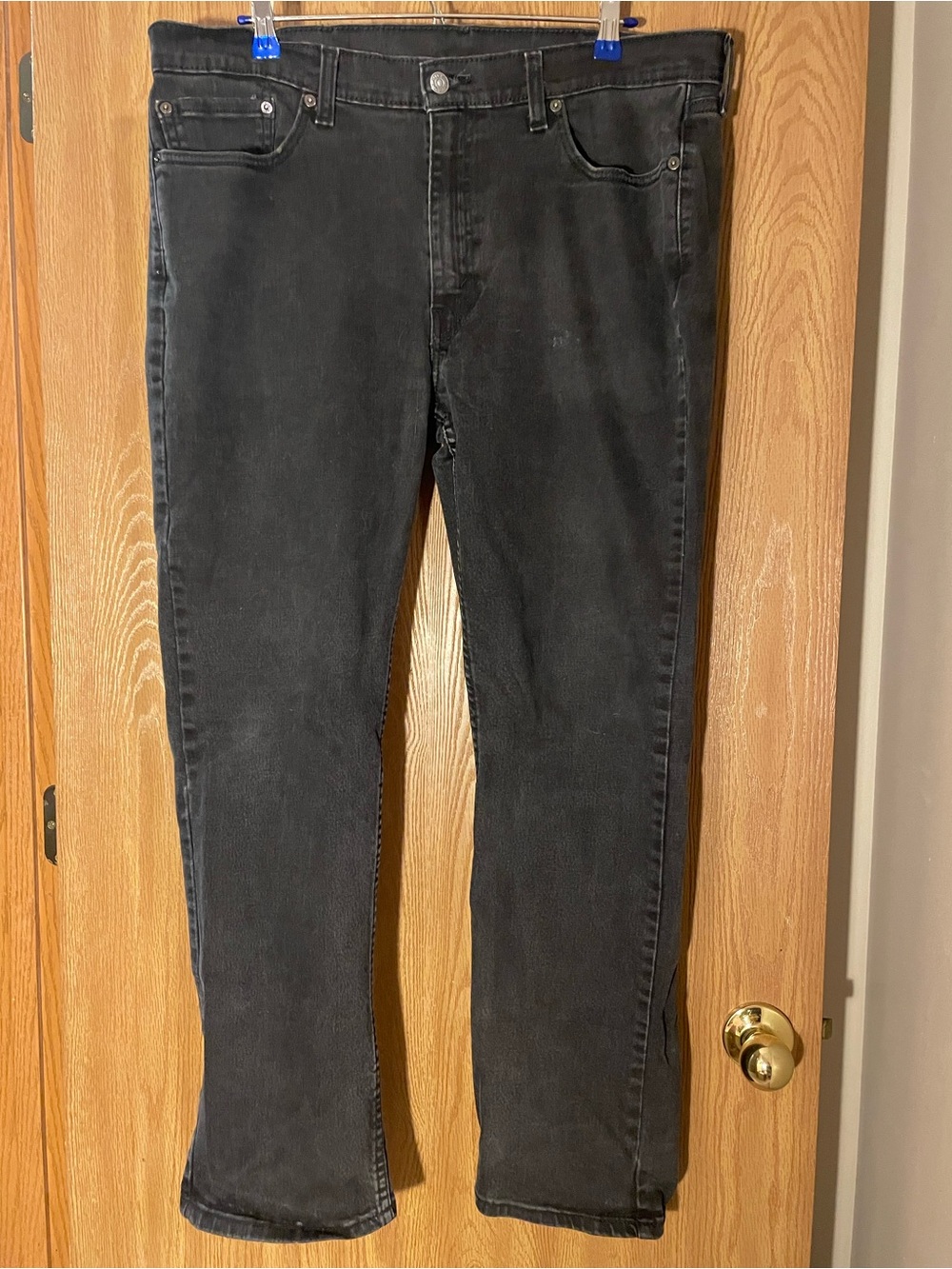 Levi's Black Straight Leg Men's Jeans